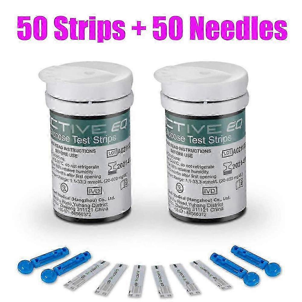 Misuratori di glucometri medici Tester del diabete Monitor di zucchero nel sangue Glucometro portatile o strisce reattive Lancet Carta indicatore di zucchero nel sangue