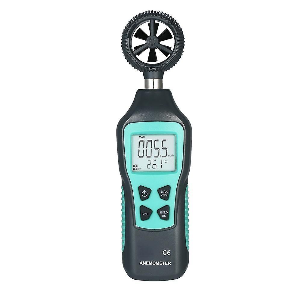 Digital Anemometer Thermometer Handheld Pocket Wind Speed Meter