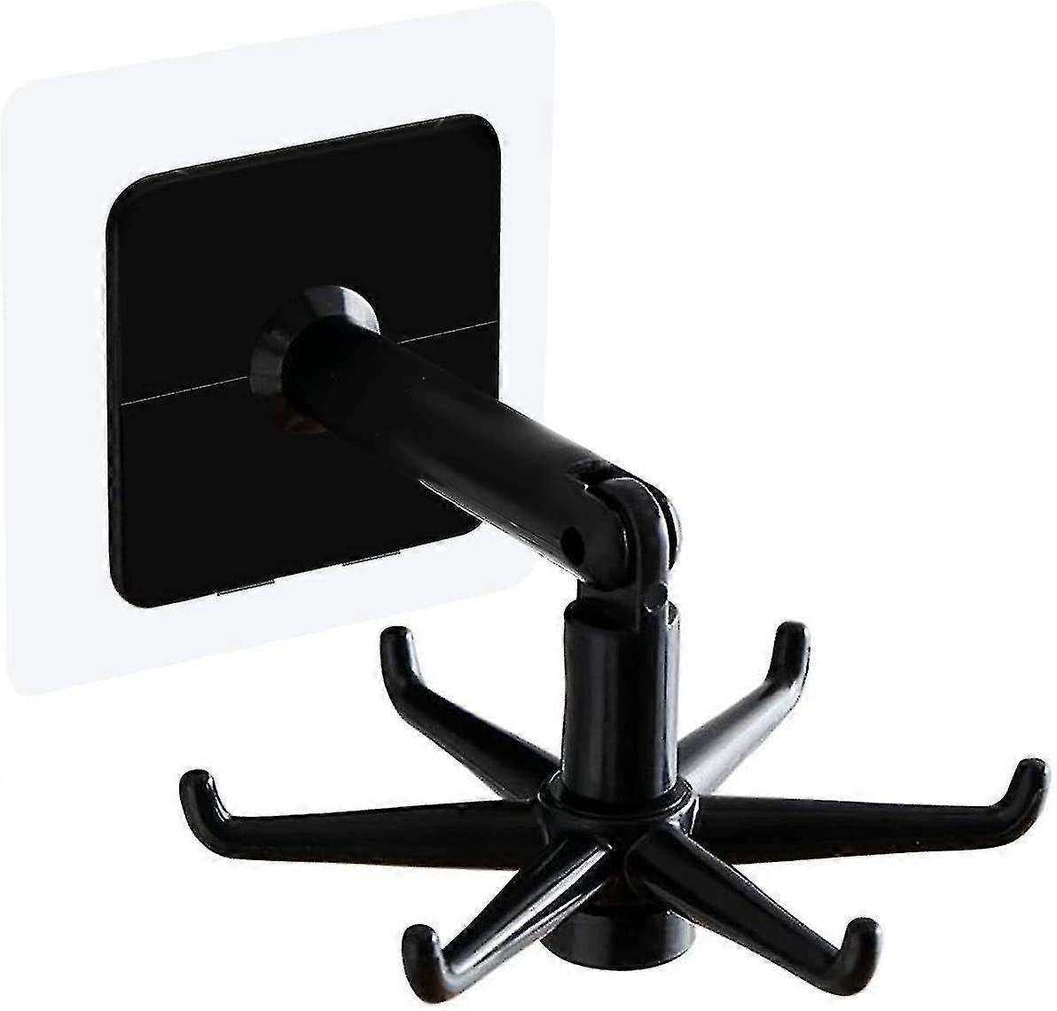 Self Adhesive Rotating Folding Hooks Mounted Kitchen Tools For Hanging, Towel Hooks For Bathrooms