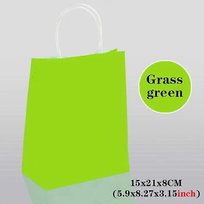 10/30 / 50pcs عطلة حزب هدية حقيبة مع مقبض مجوهرات حقيبة تسوق عيد الميلاد عيد الحب الزواج هدية حقيبة ورقية ملونة SMTX
