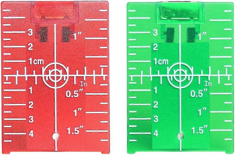 Magnetic Floor Targets Plate for Green Beam Applications Target Plate Card Hardware Tools Receiverred&green2pcs)