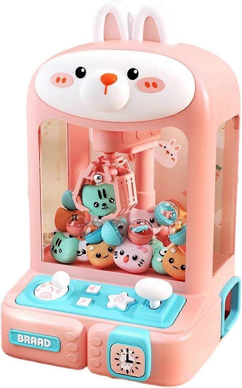 Mini körmös gép Rajzfilm Elektronikus játék Beltéri Mini játék automaták Mini Arcade játék Nyeremények Játék gyerekeknek Felnőttek, Medve 30 Babák 10 csecsemő 10 tojás