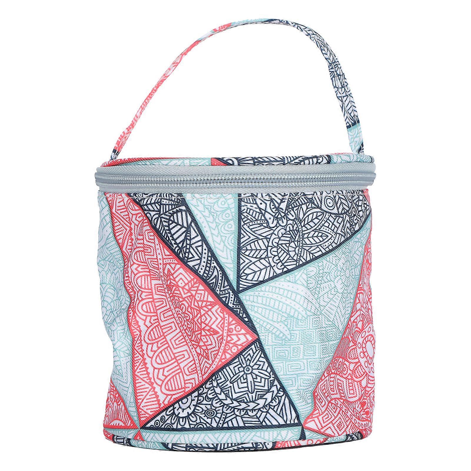 Garnpåse Tom Stickning Förvaring Tygpåse Organizer för att bära virkade tillbehör