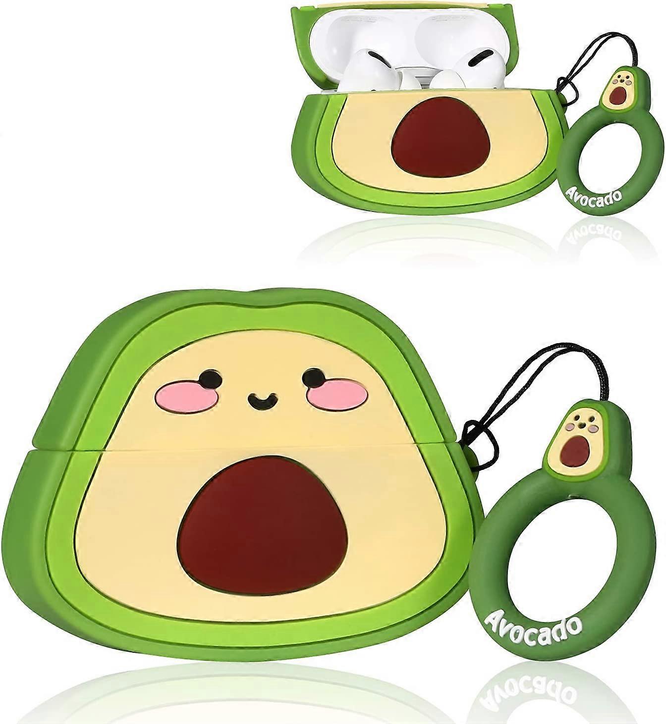 Phwj Custodia per Airpods Pro Carino, 3D Unico Personaggio di Moda Silicone Cartone Animato Frutta Airpod Pelle Divertente Divertimento Fresco Port...