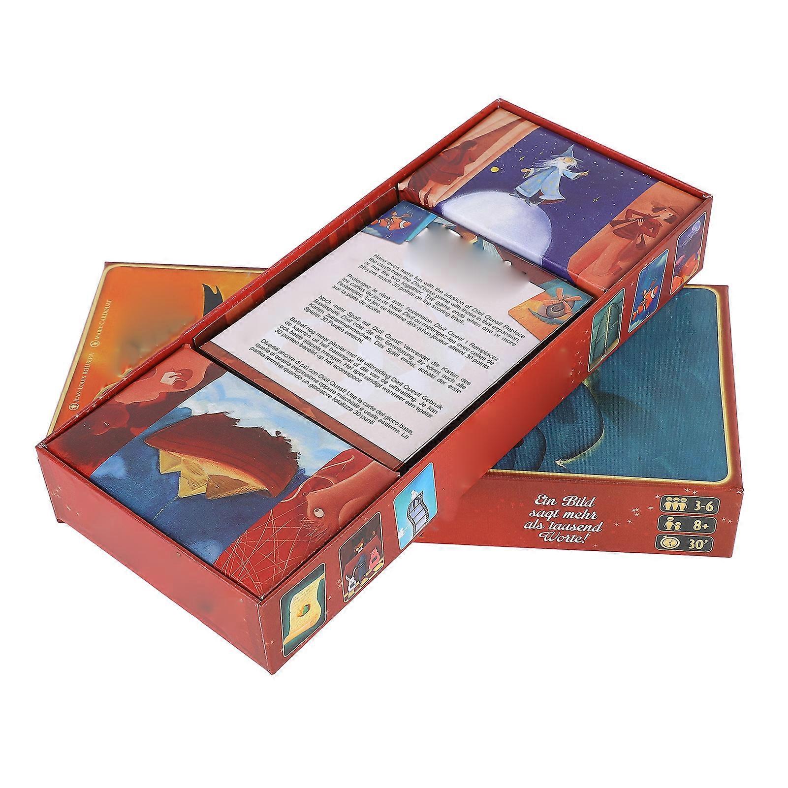 Board Game Cards Interactive Paper Different Patterns Coated Desktop Play Cards Set for Party