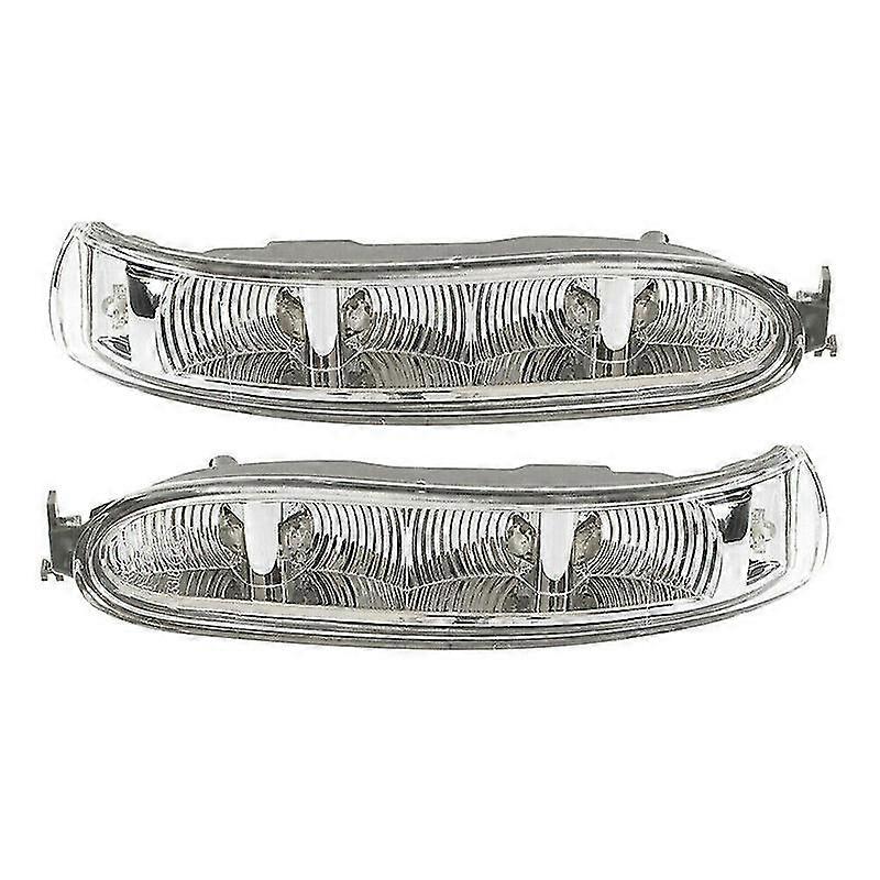 Car LED Left + Right Pair Turn Signal Light Side Mirror Lamp compatible with W209 CLK 2002-2009
