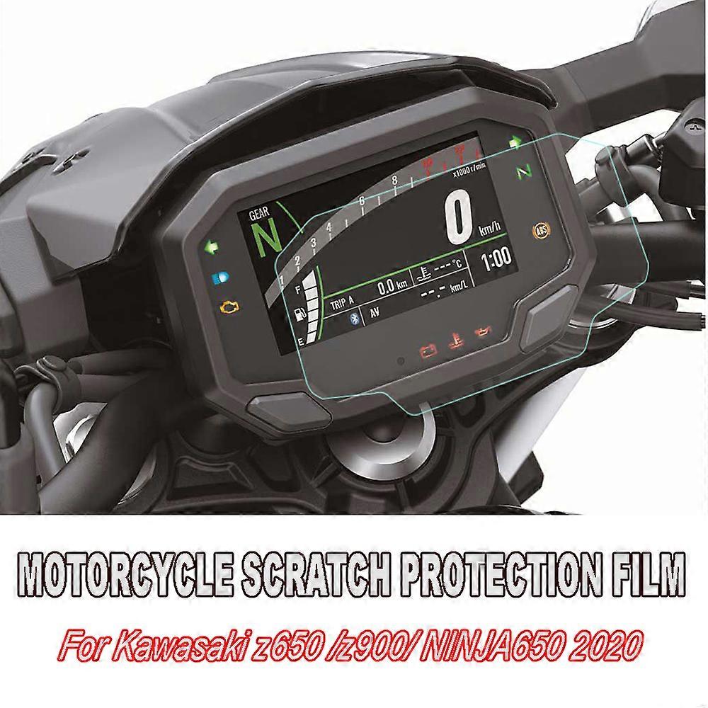 دراجة نارية ل z650 z900 Ninja 650 ninja650 2020 ملحقات واقي شاشة فيلم حماية من الخدش العنقودية