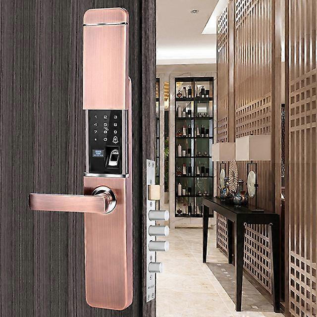 New Security Intelligent Door Lock Biometric Fingerprint Lock Digital Lock Safe Eletronic Door Smart Unlock