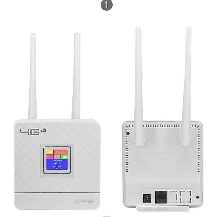 nice 4G WiFi Router, 4G WiFi Box with Sim Card Dual External Antenna, Home/Office 4G Modem Router