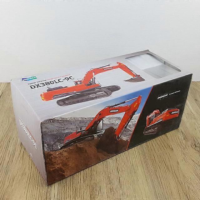 Diecast 1:50 Scale Doosan DX380 LC-9C Excavator Alloy Construction Machinery Model Collection Souvenir Ornaments Display