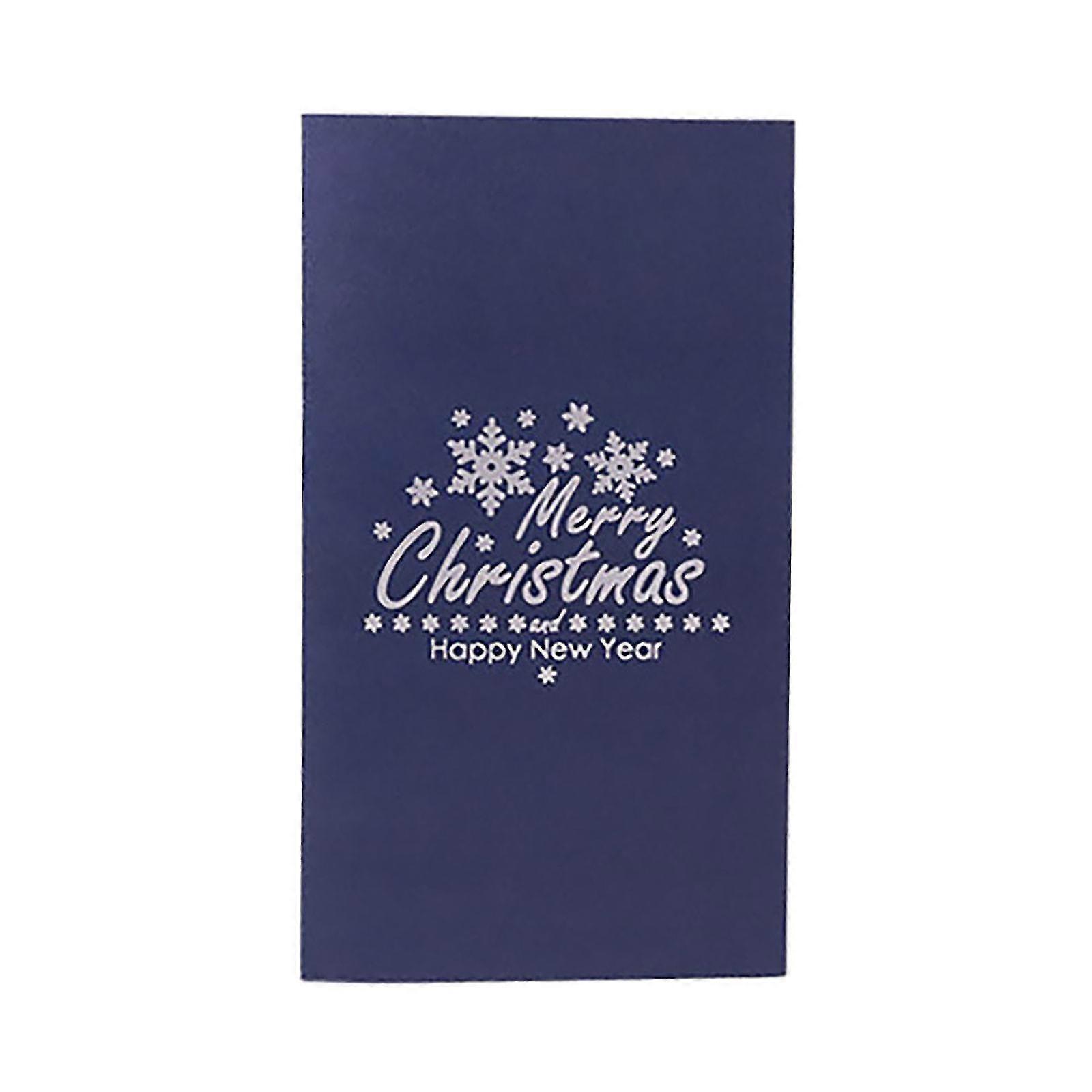 Christmas New Glittering Dreamy Three-dimensional Greeting Card Christmas Tree