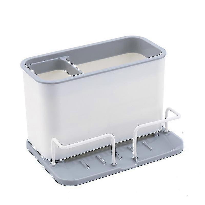 Kitchen Sink Caddy, Sink Sponge Holder, White