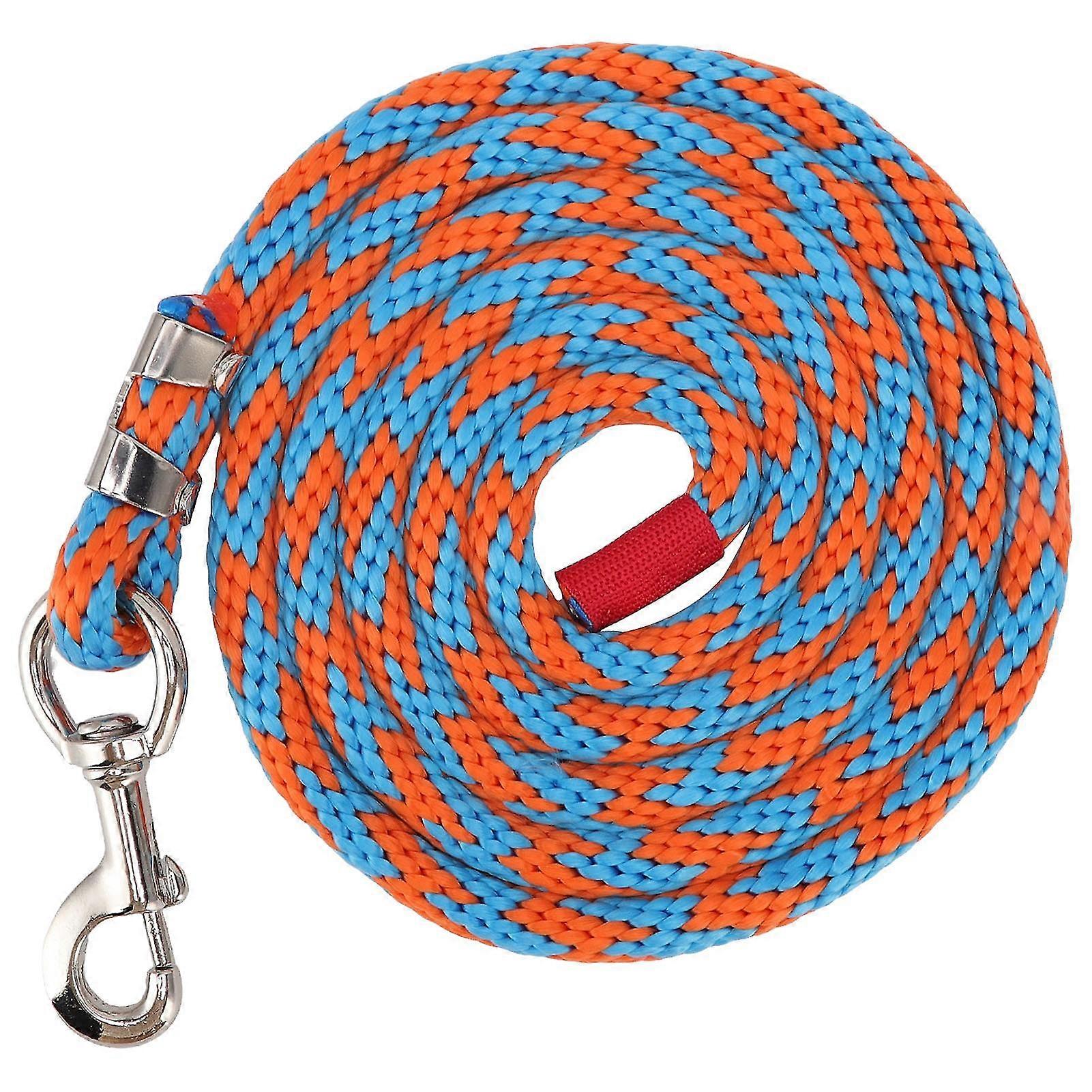 Multipurpose 13ft Horse Leash Rope with Bold Alloy Big Hook - Braid Rope for Horse, Livestock, Pets