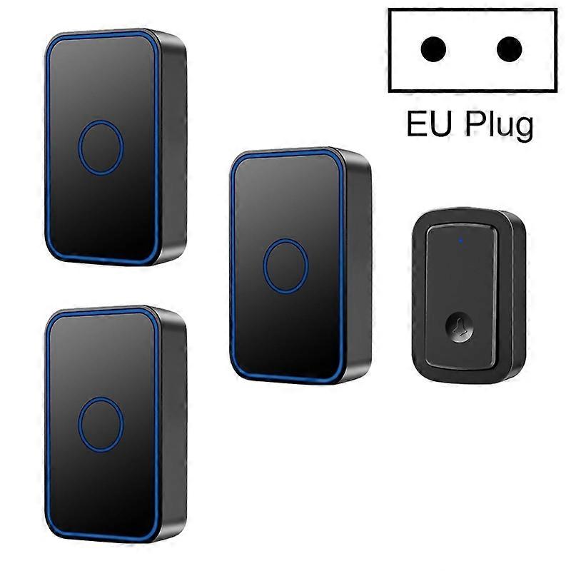 Smart Waterproof Electronic Doorbell 1 For 3 EU
