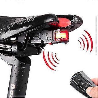 Allarme antifurto Bike Fanale posteriore Ricaricabile Avviso clacson elettrico con telecomando