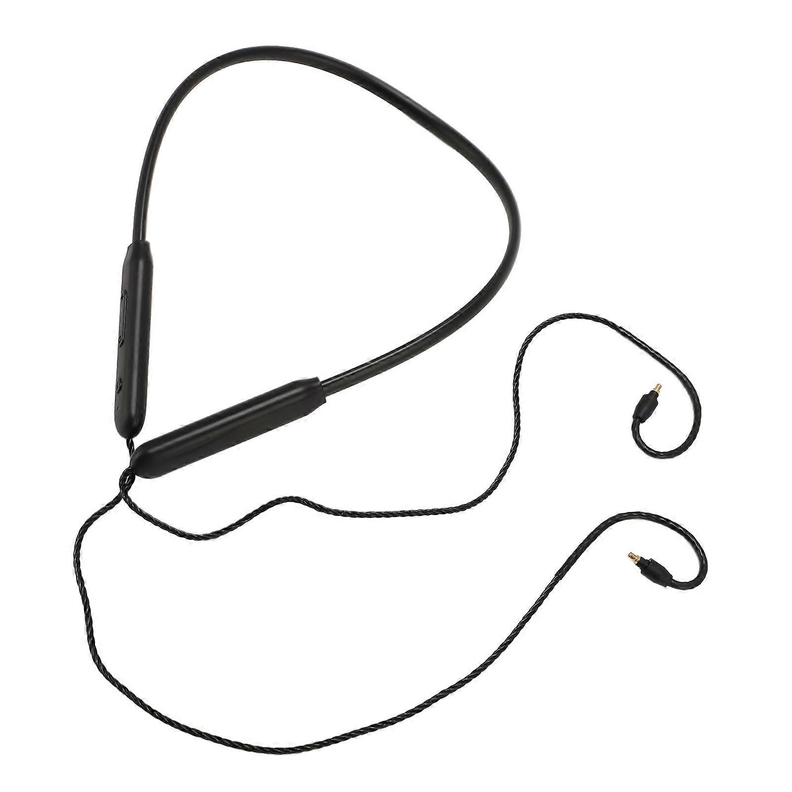 Wireless Earphone Cable with Microphone and Controller BT Neck Earphone Adapter Cable Replacement for IE40 Pro