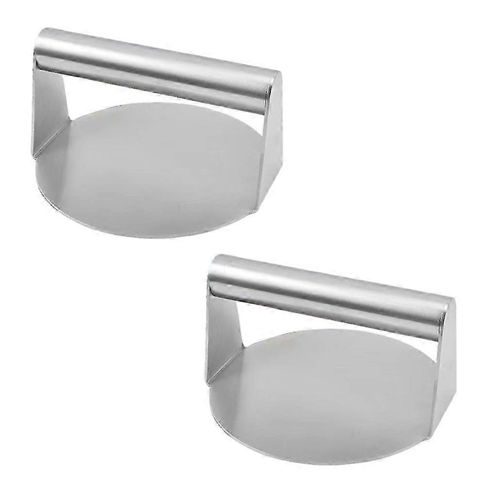 Stainless Steel Meat Press Steak Hamburger Meat Press Non-Stick