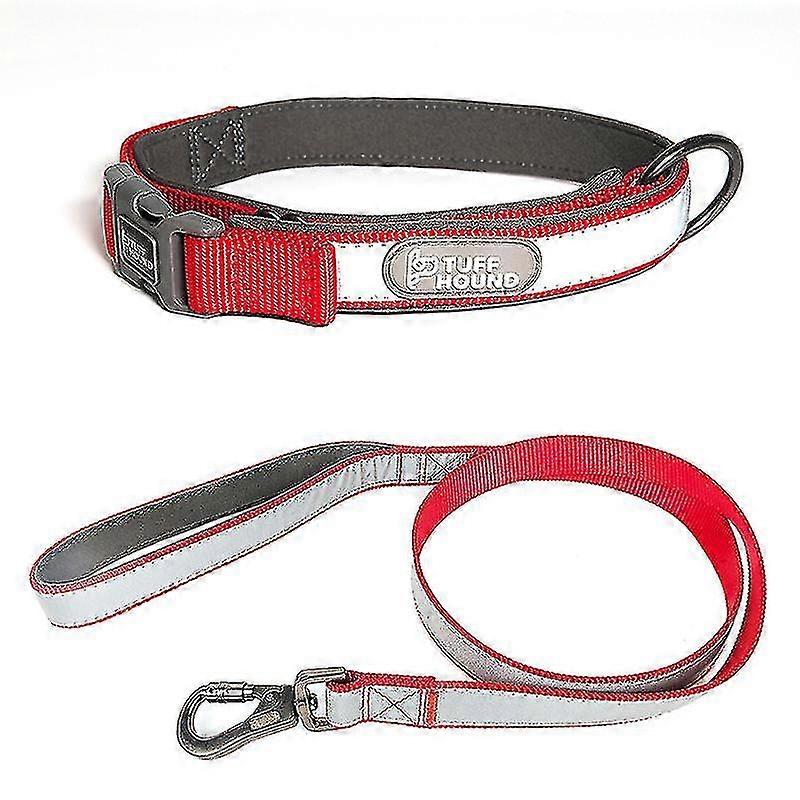 Reflective Dog Collar Leash Set