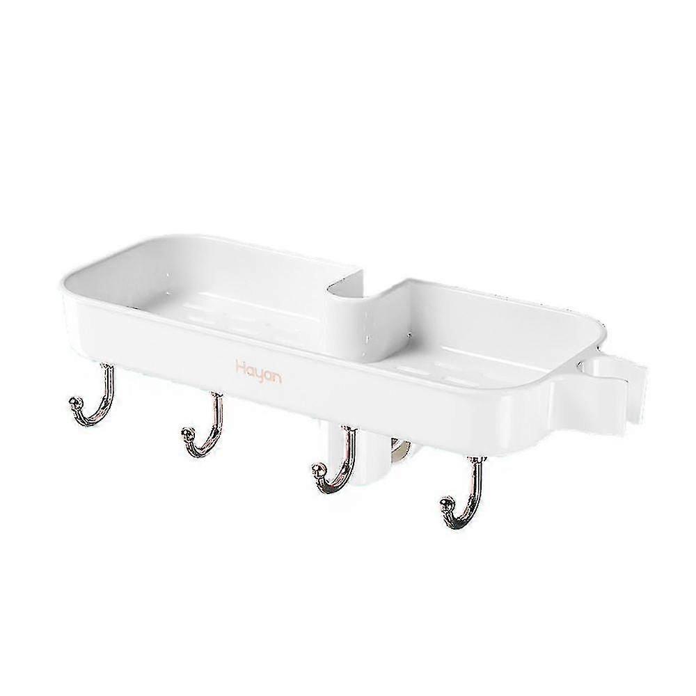 Bathroom Shower Free Punching Rack, Multifunctional Bathroom Storage Rack