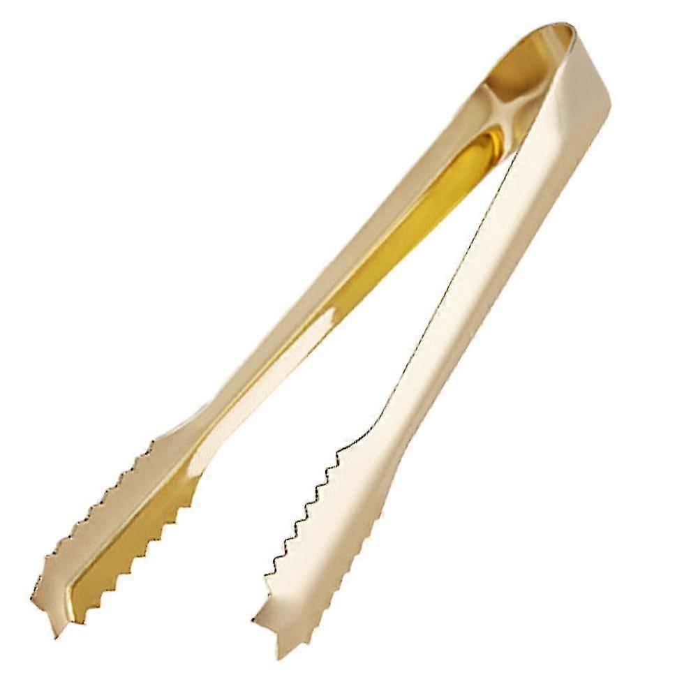 Less Steel Ice Tongs With Teeth For Ice Cubes Tea Bar Serving