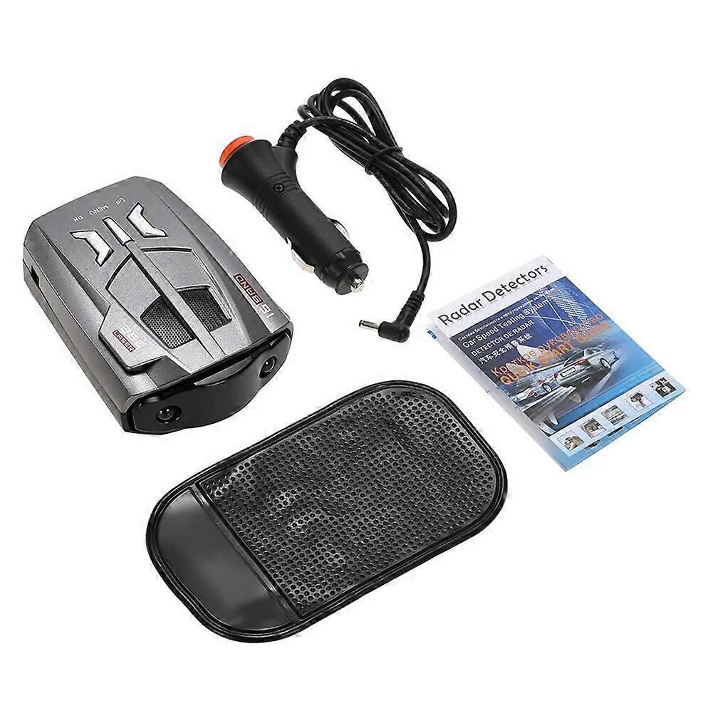 English / Russian version Car Trucker Speed 360 Degrees Vehicle Radar Detector Voice Alert Warning 16 Band Auto LED Display V9