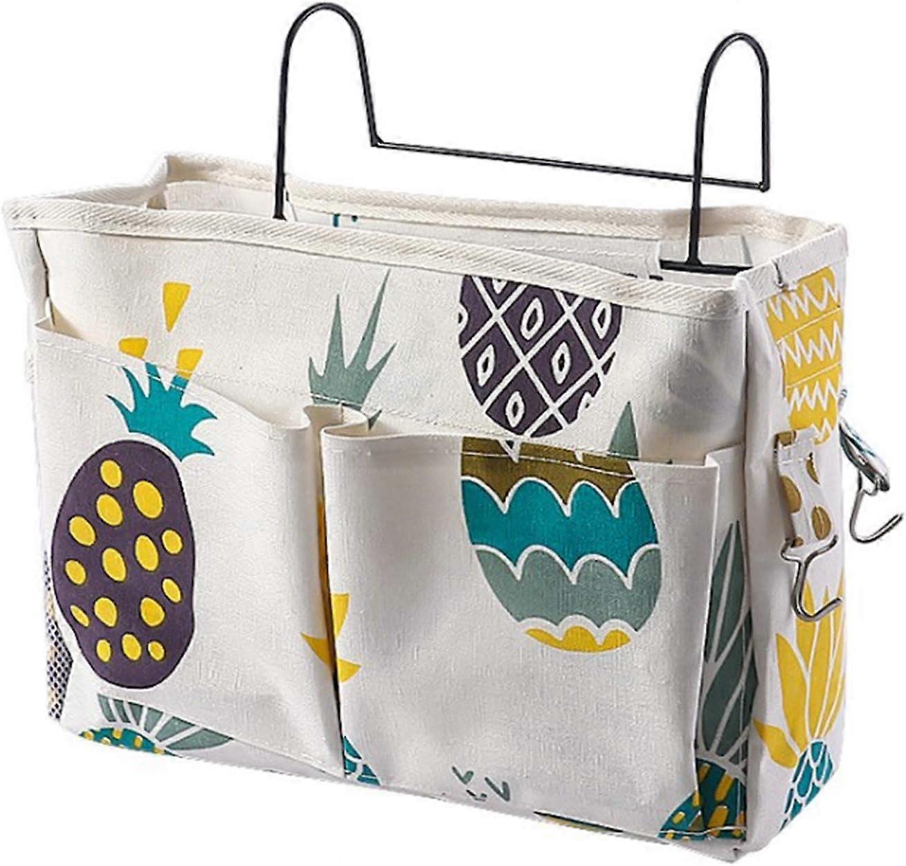 Bedside Storage Basket, Hanging Storage Bag, Multifunction Organizer Bed Pocket Basket