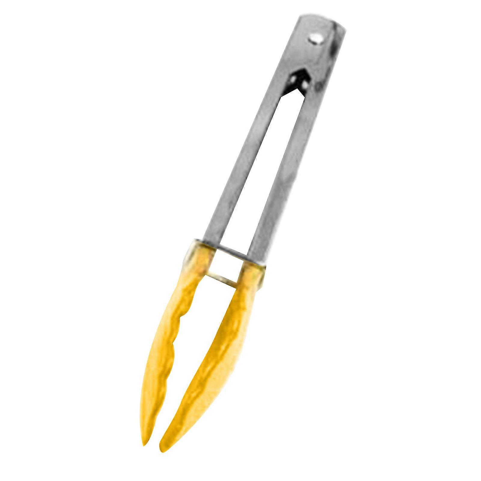 BBQ Tongs Ergonomic Handle Heat Resistant Metal Food Serving Grill Food Tongs for Kitchen