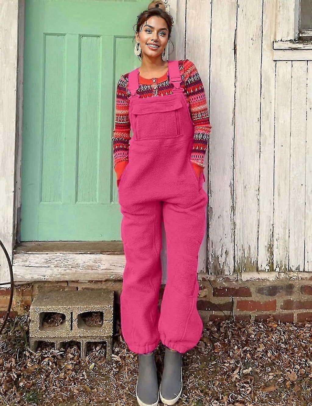 Sherpa Overalls, Sherpa Overalls Dames, Sherpa Fleece Overalls Yalo