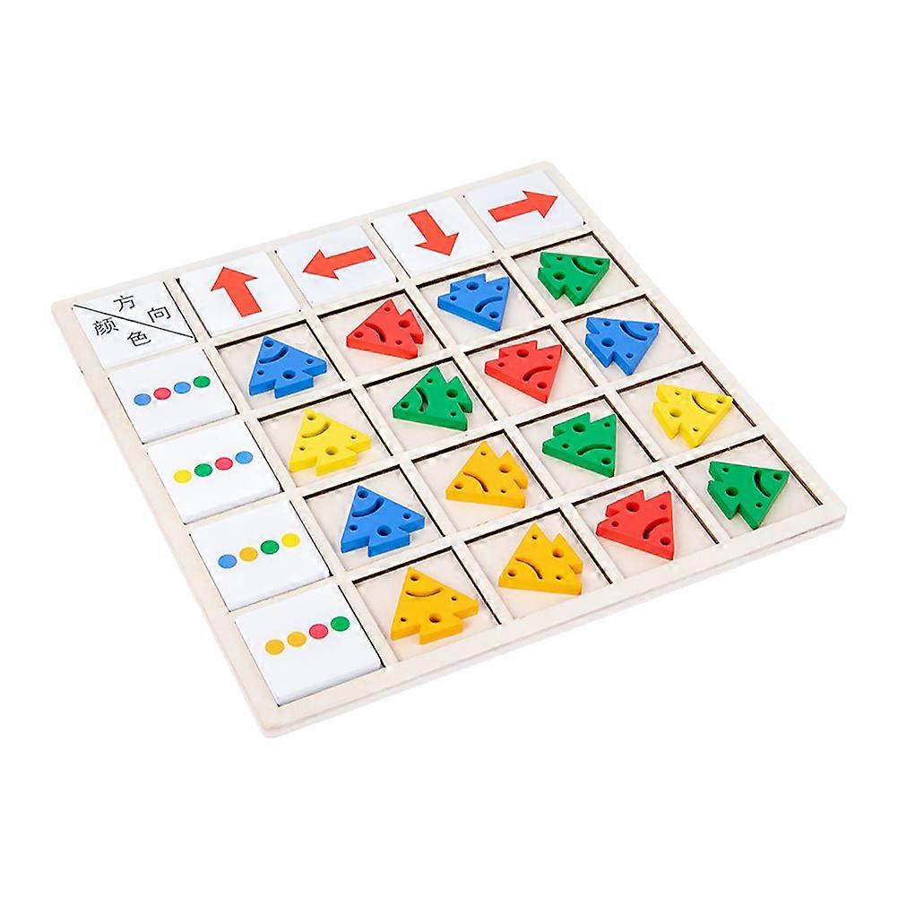 1 Set Board Game Toys Kids Direction Color Recognition Toy Educational Toys