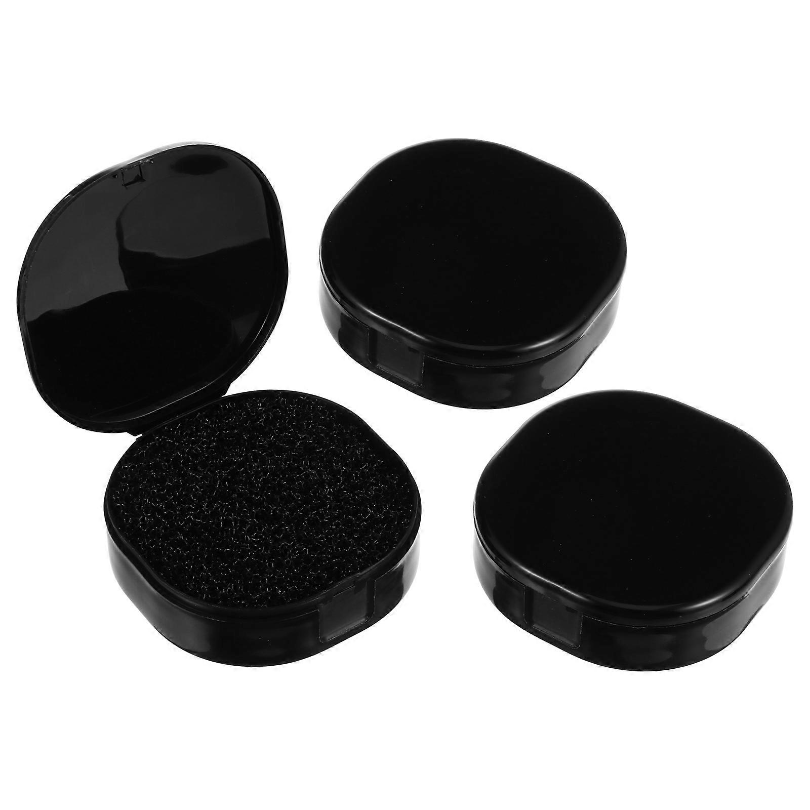 3Pcs Makeup Brush Cleaning Box Cleaning Sponge Tool Eyeshadow Brush Cleaner