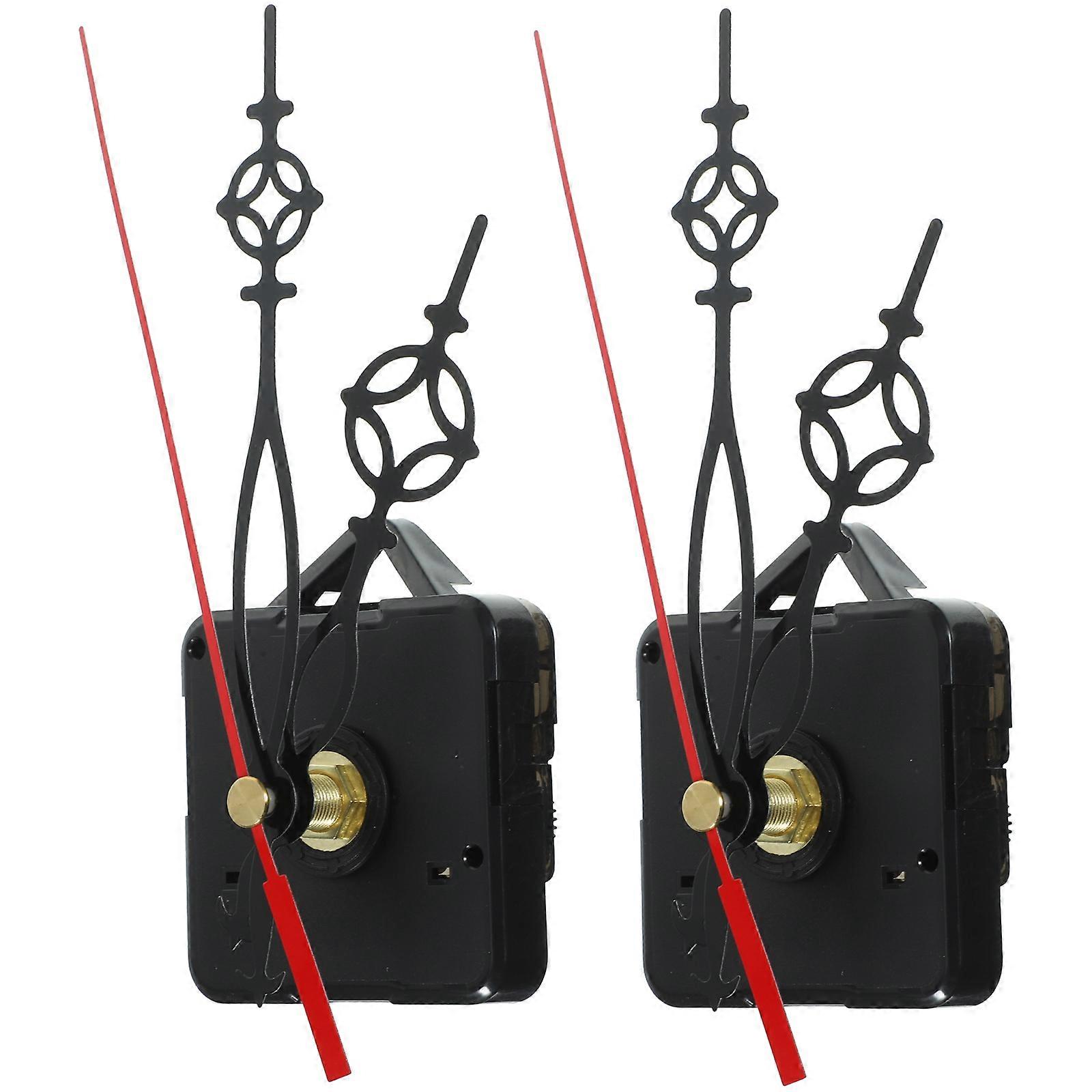 2 Sets of Diy Clock Movements Replacement Clock Mechanisms Repairing Clock Movements