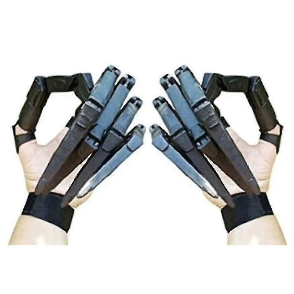 Halloween 3d Articulated Fingers Claws Cosplay Decoration Flexible Joint Skeleton Hands Party Props