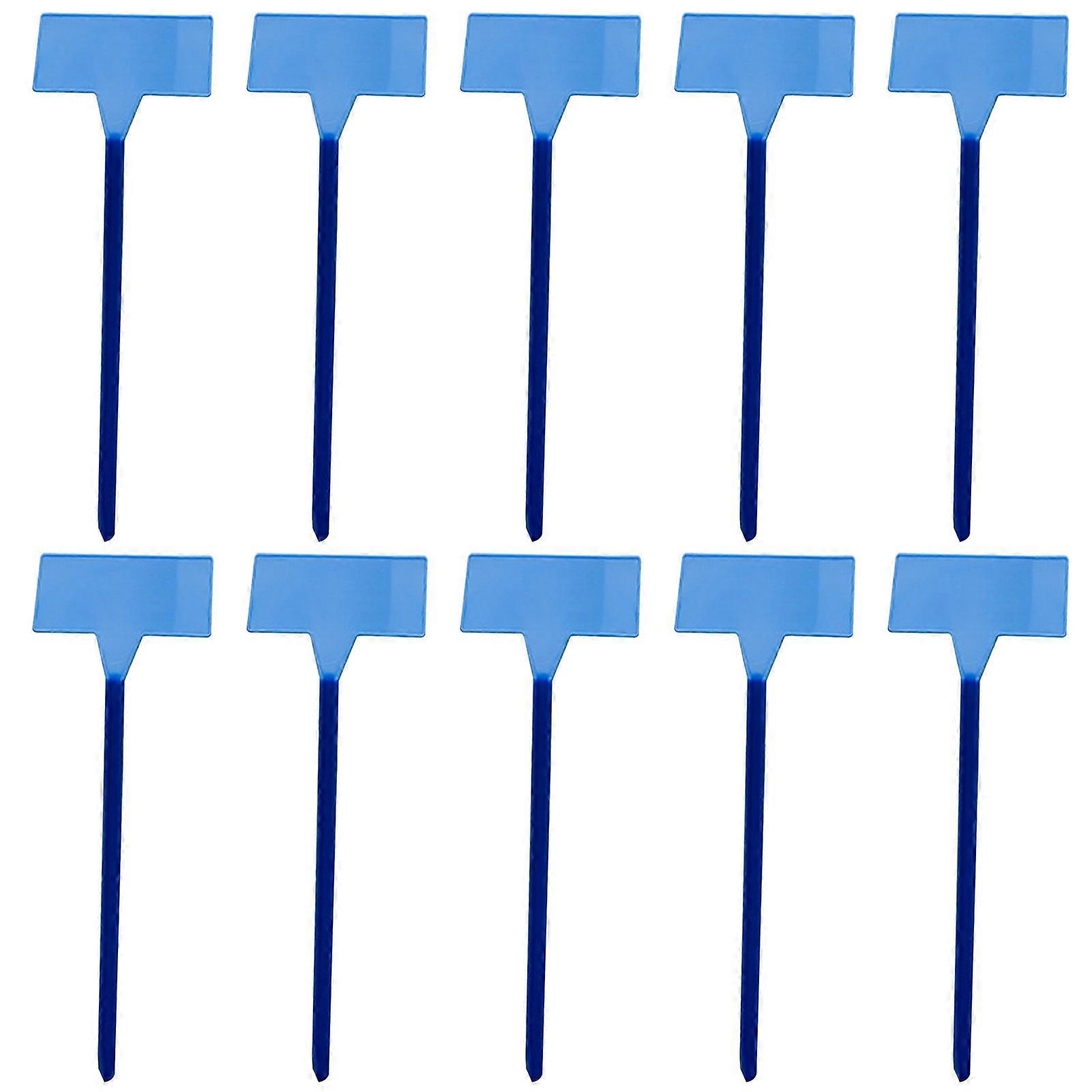 10Pcs ετικέτα φυτών ομαλή επιφάνεια άκρη επικεφαλής λουλούδι φυτών ετικέτα κηπευτικών δεικτών Οικιακές προμήθειες QingHai
