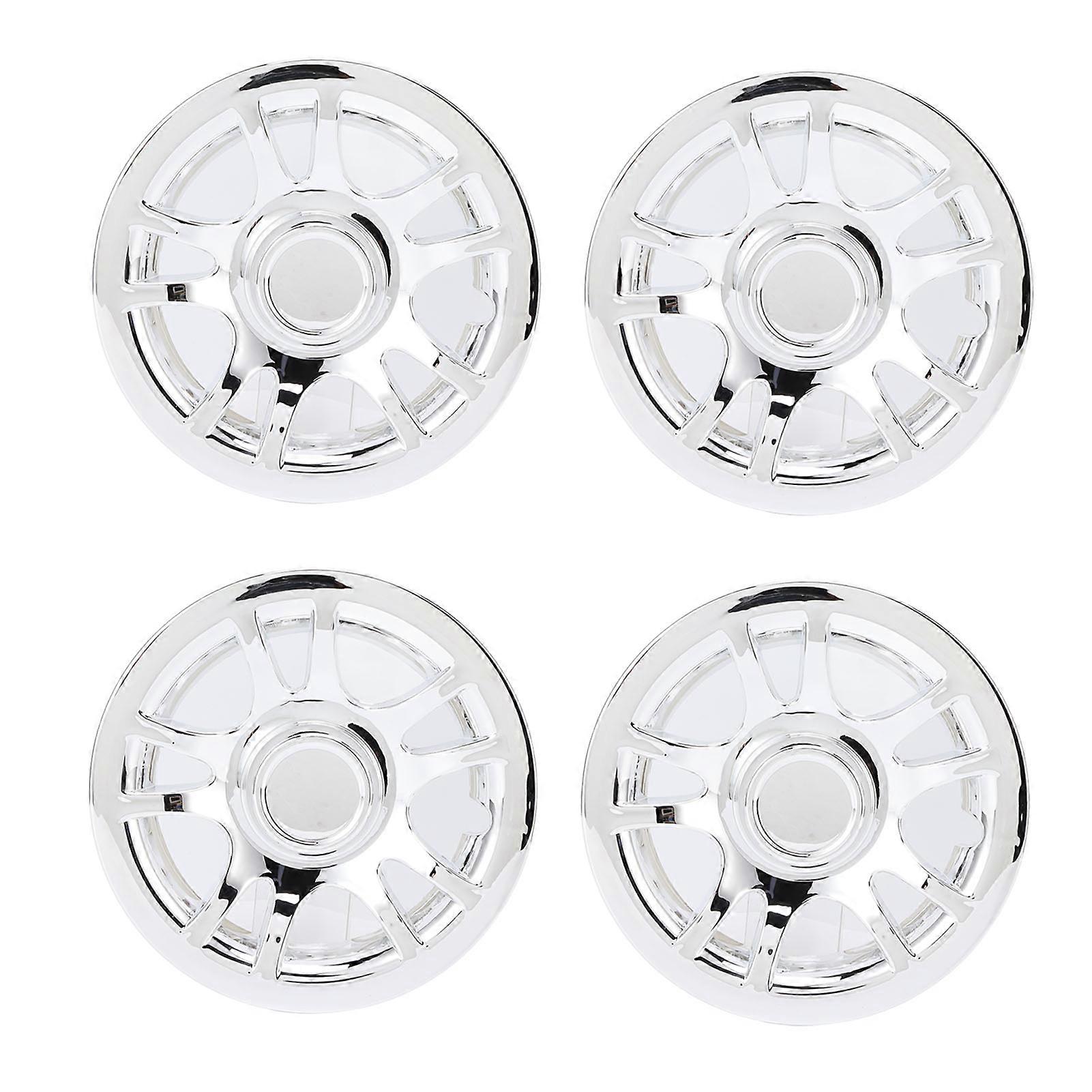 4 pcs 8 polegadas carrinho de golfe cubo tampas cromado tampas de roda protetor de aro para e-zgo carrinho de golfe
