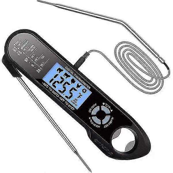 Handheld Food Thermometer - Black