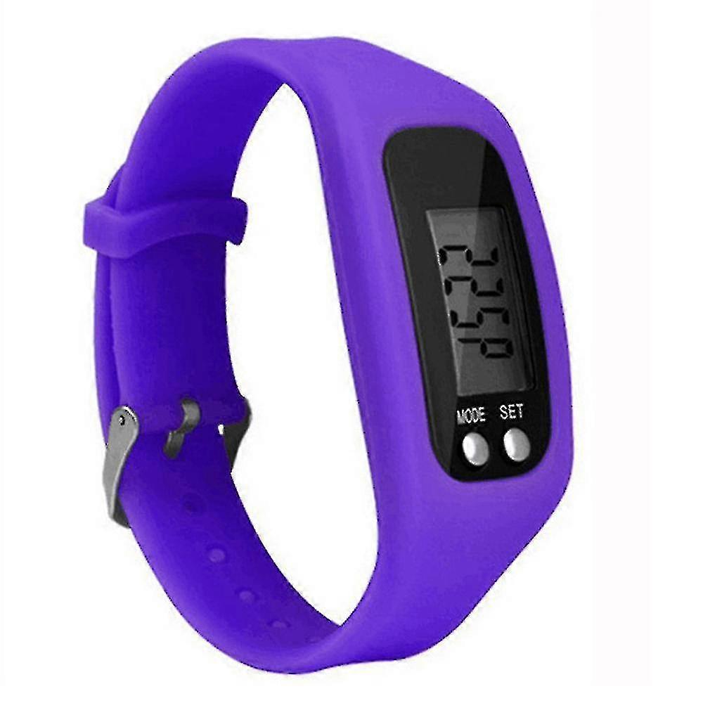 Waterproof Pedometer Watch Counter For Walking With Steps Calories Distance Time Excellent