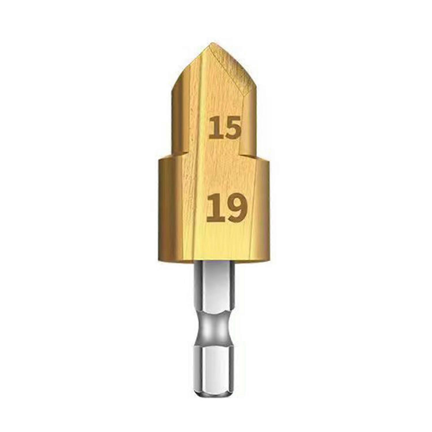 1/3Pcs Heavy-Duty Pipe Reaming Drill Bits Rustproof Corrosion Resistant Easy Installation Versatile
