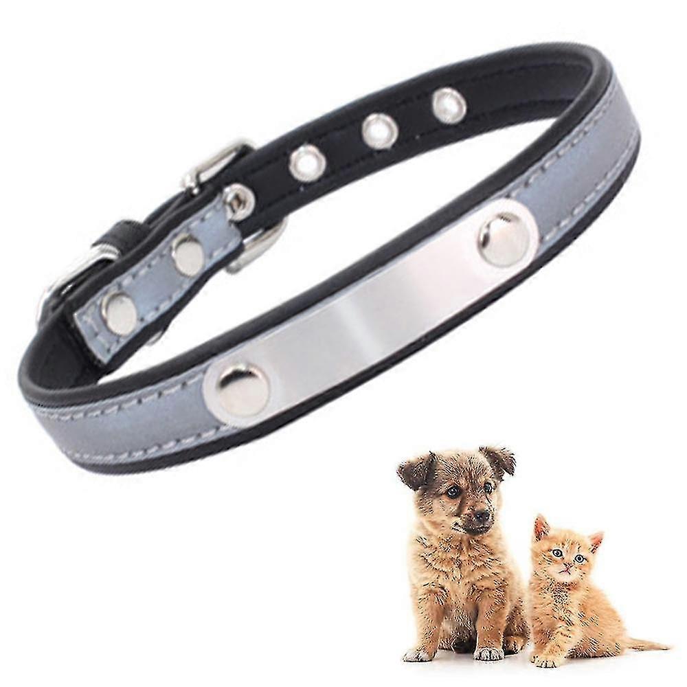 Dog Collar With Engraved Name Tag