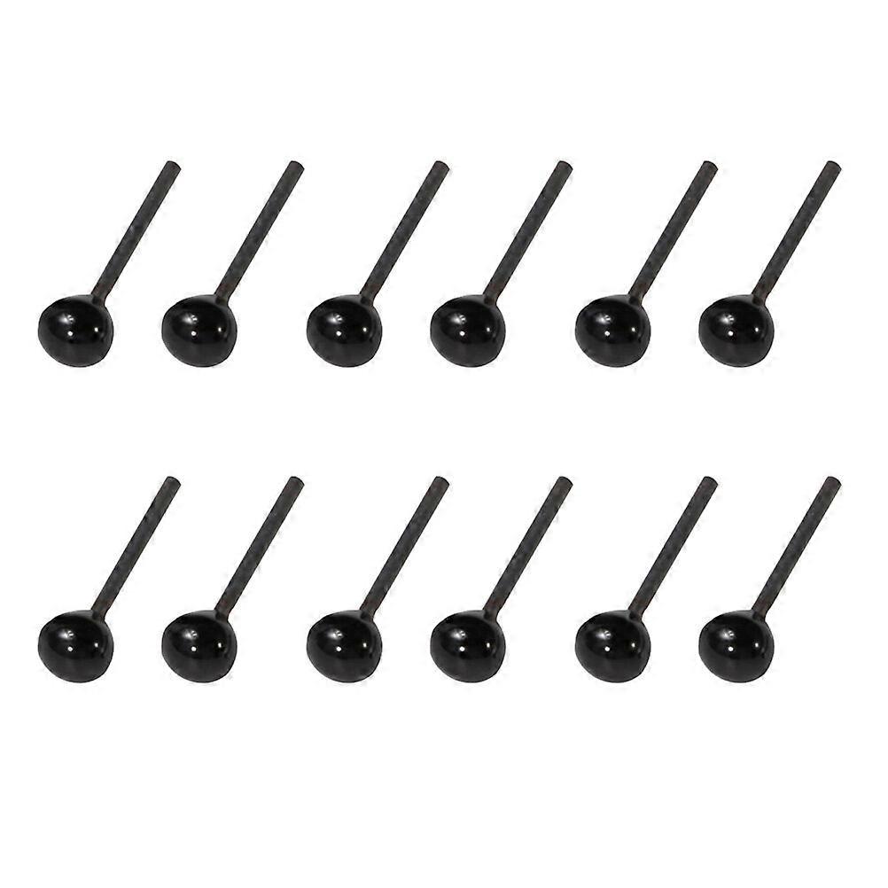 200 Pairs DIY Animal Eyes Black Eye Glass Eye for DIY Plush Toy Scrapbooking Crafts Projects-4mm