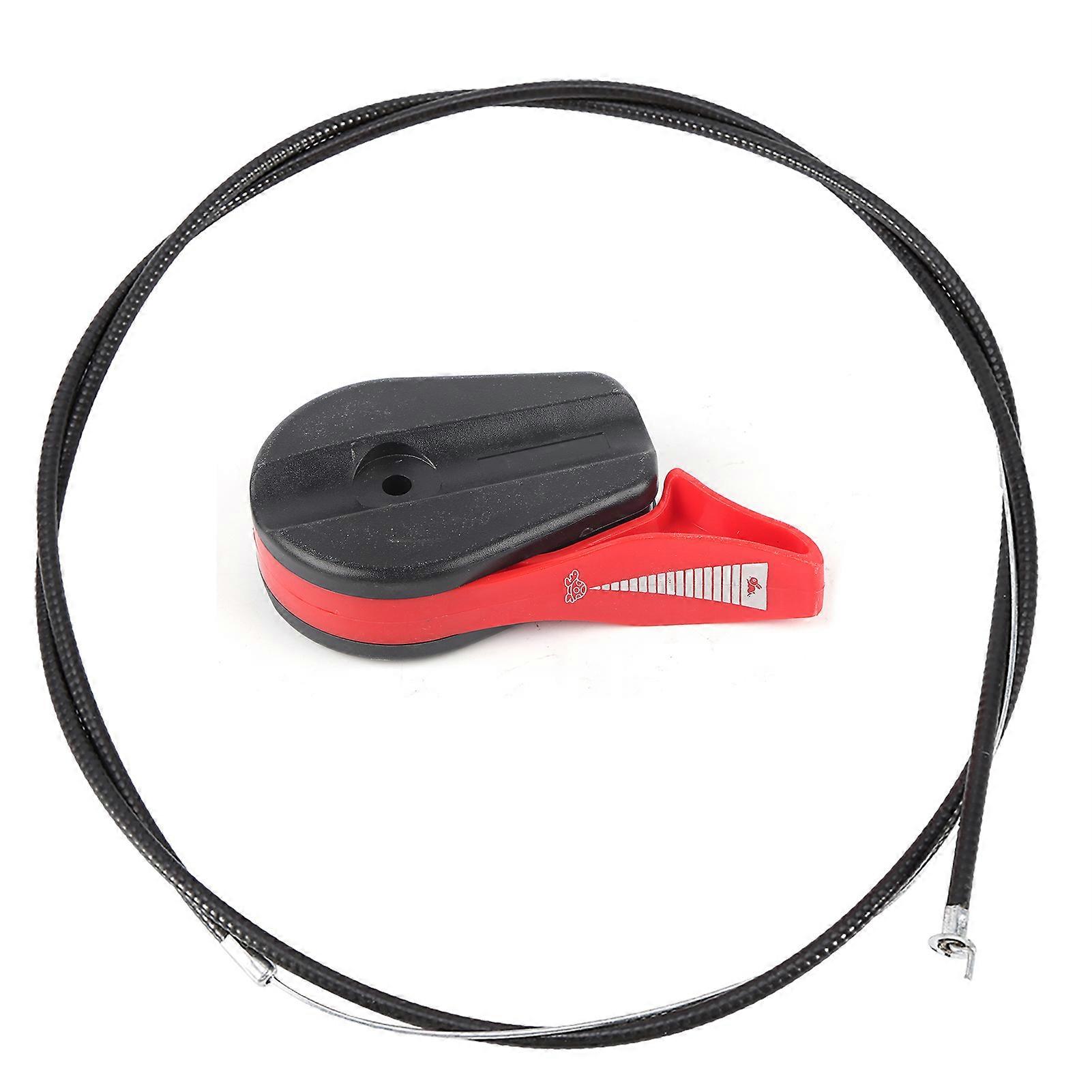 59'' Throttle Cable Switch Control Replacement Kit For Garden Lawnmowers (Red)