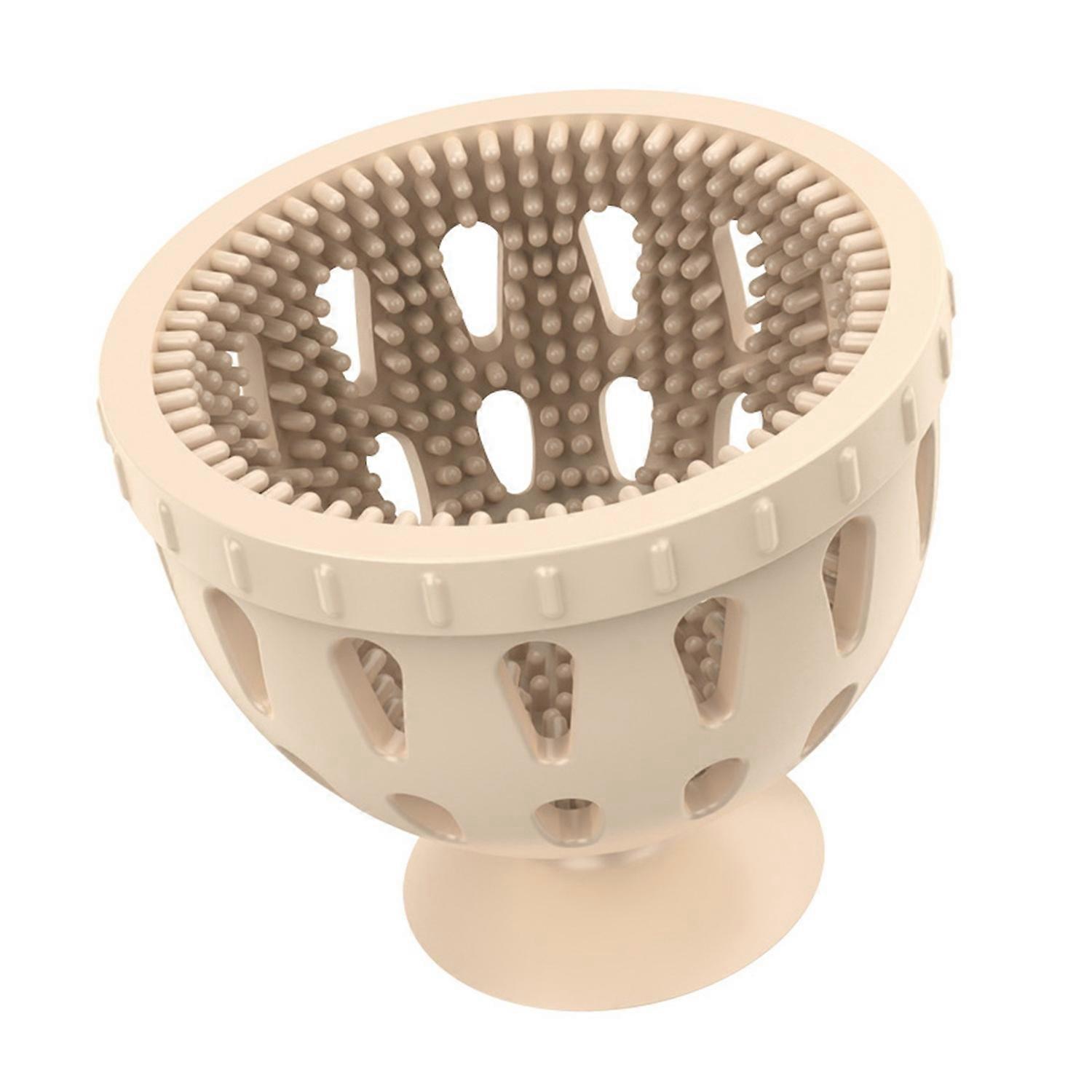 Egg Cleaning Brush Flexible Silicone Egg Scrubber Convenient Effective Eggshell Washer for Home Farm