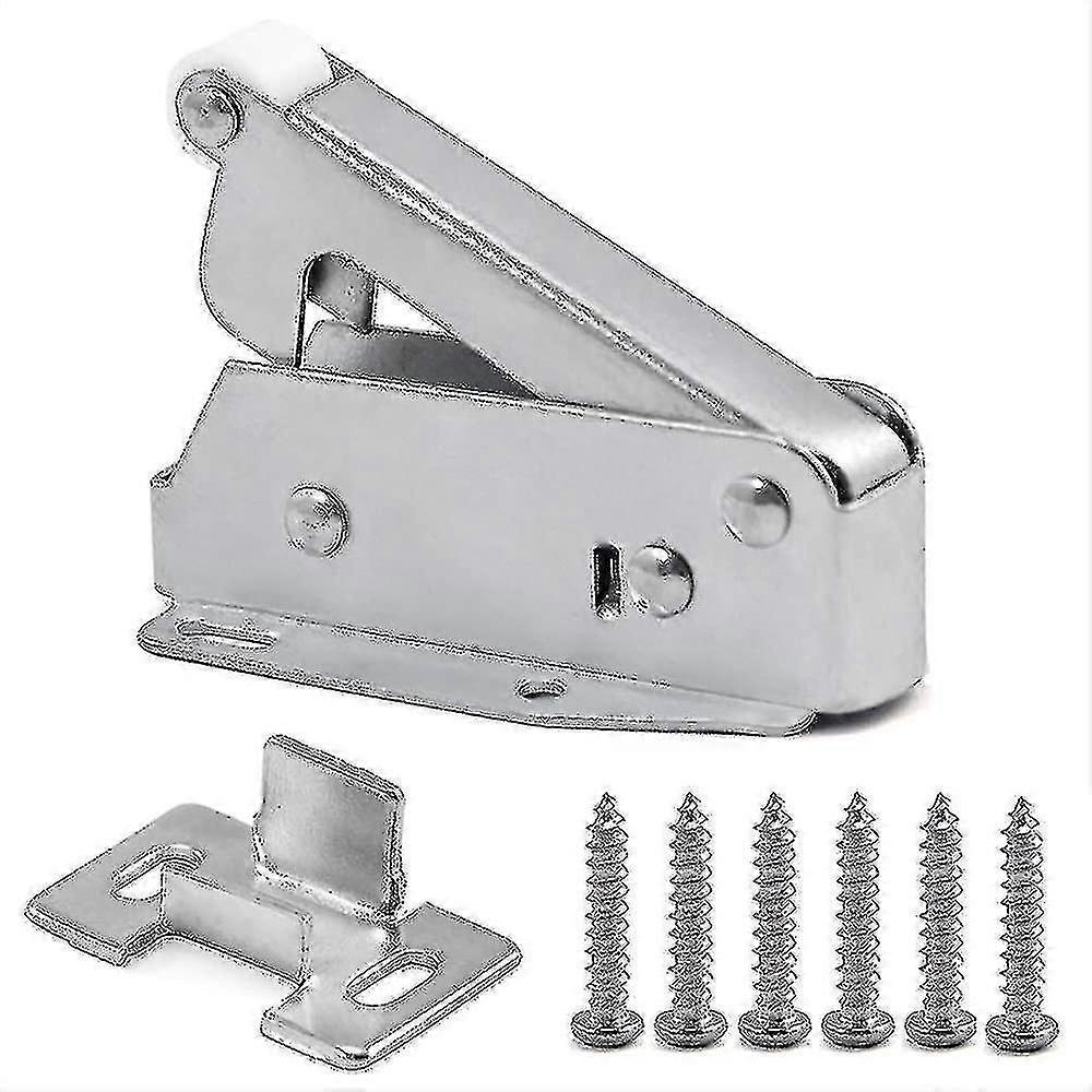 Quick Automatic Spring Latch - Cold Rolled Steel For Closet Doors And Attic Hatches Edition