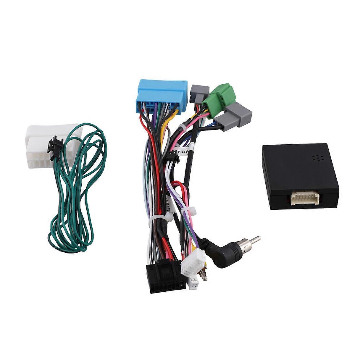 16 Pin Android 2 Din GPS Radio Car Power Connector with Speaker Cable Canbus Box for High Version