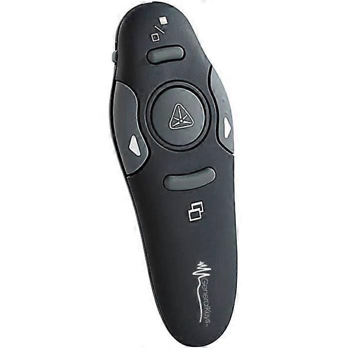 Laser pointer - GENERALKEYS - Remote control - Range 30m - Compatible with Word Excel PowerPoint Acrobat Reader
