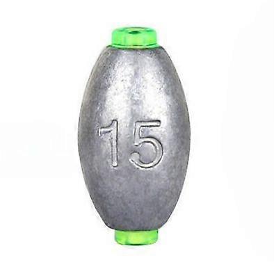 5Pcs Fishing Sinker Set Olive Shape 15/20/30g Fishing Tackle Raft Stream Fishing Hollow Heart Set Bridge Distance Throwing