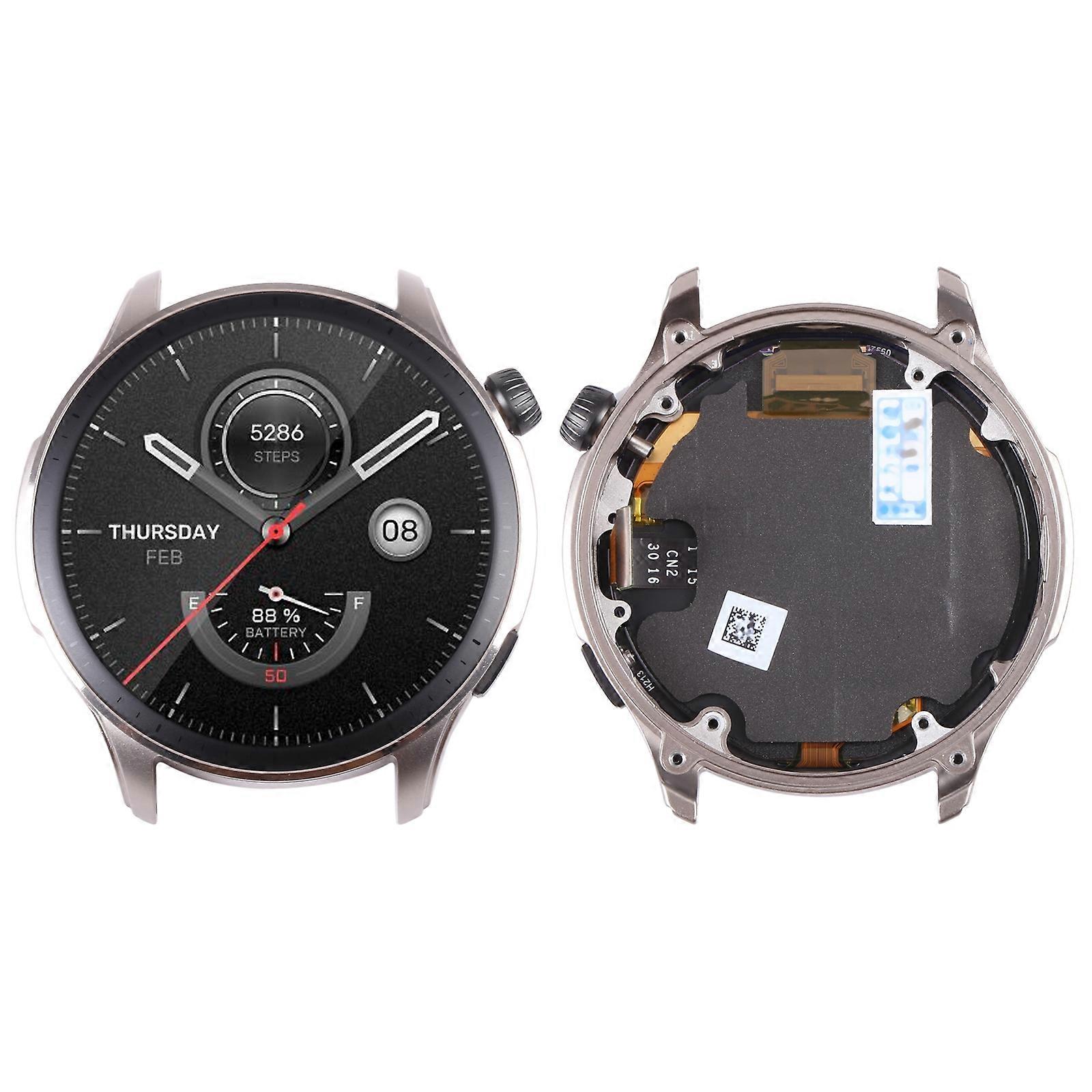 COMPATIBLE LCD Screen For Amazfit GTR 4 Digitizer Full Assembly With Frame
