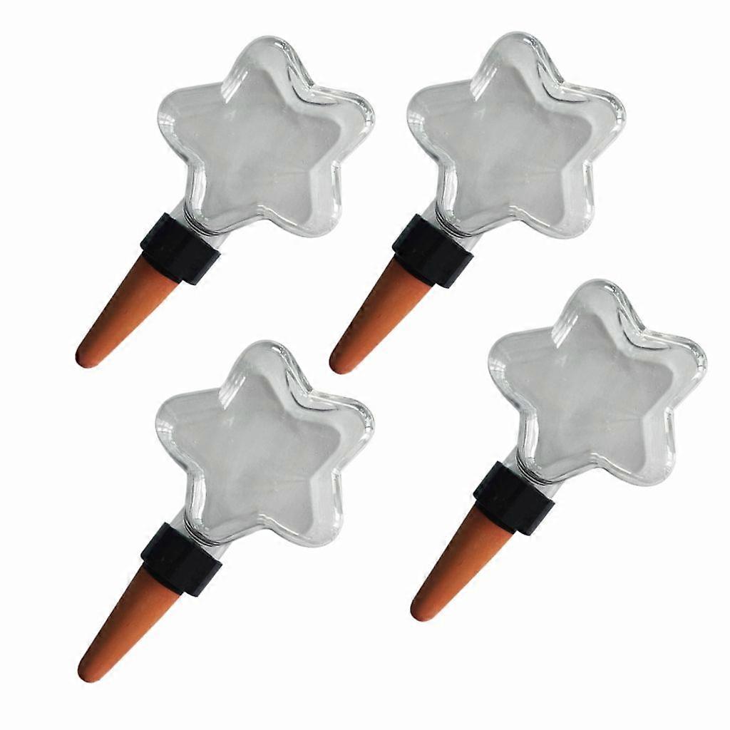 4Pcs Plant Water Drippers Self Watering Globes Automatic Plant Waterer Bulbs