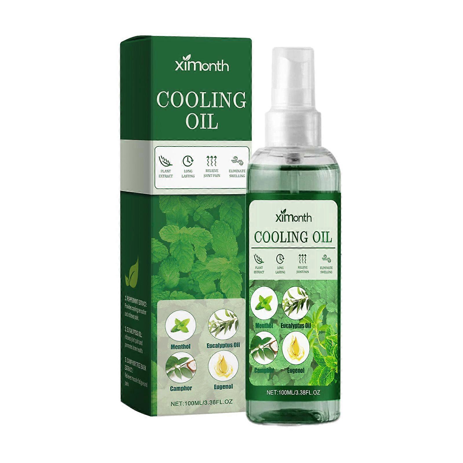 Ximonth Joint Cool Spray الركبة والمعصم والخصر الظهر الساق تدليك الجسم بخاخ العناية اللطيف