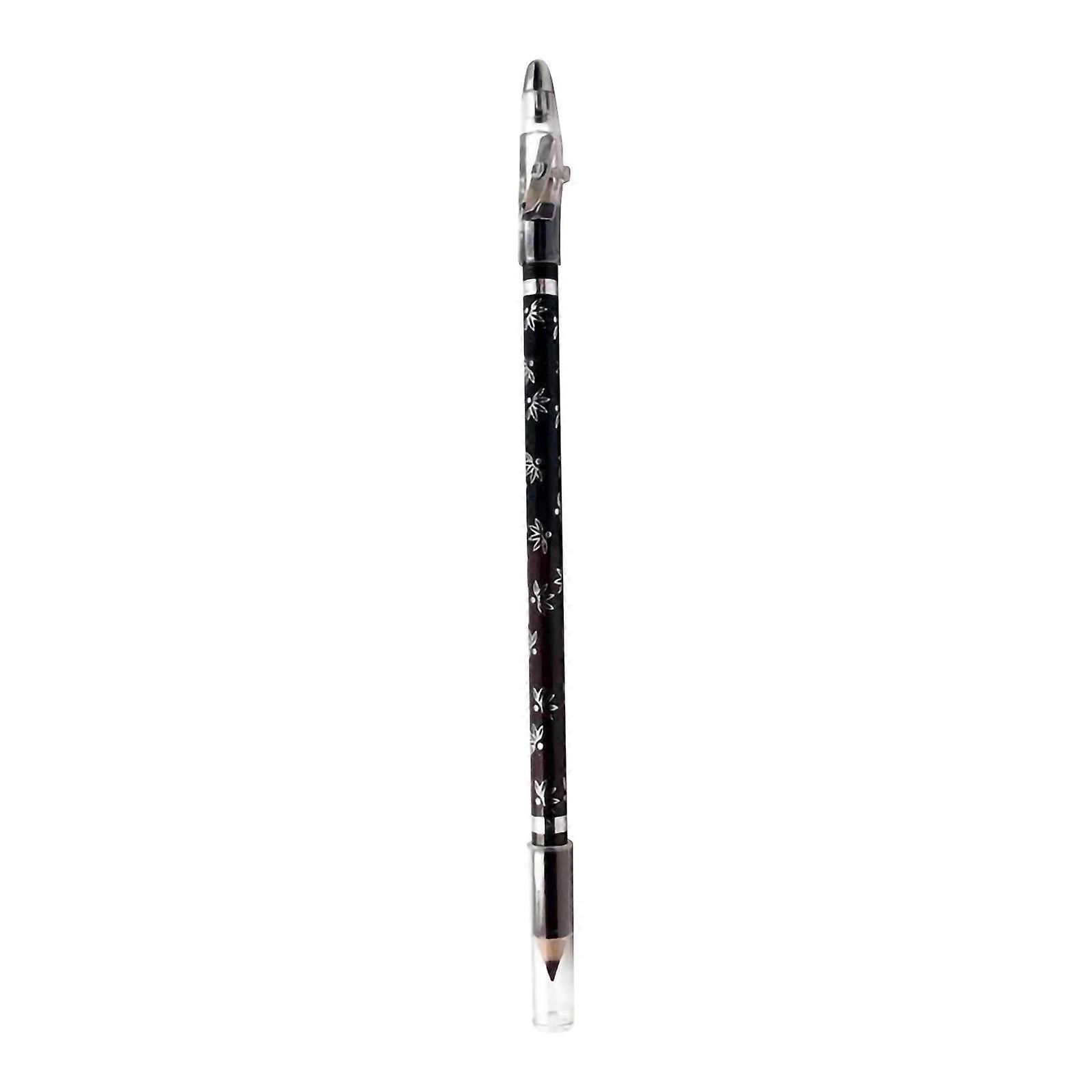Doubleended Eyebrow Pencil Black Brown With A Sharpener Eyebrow Pencil And Eyeliner WU6651