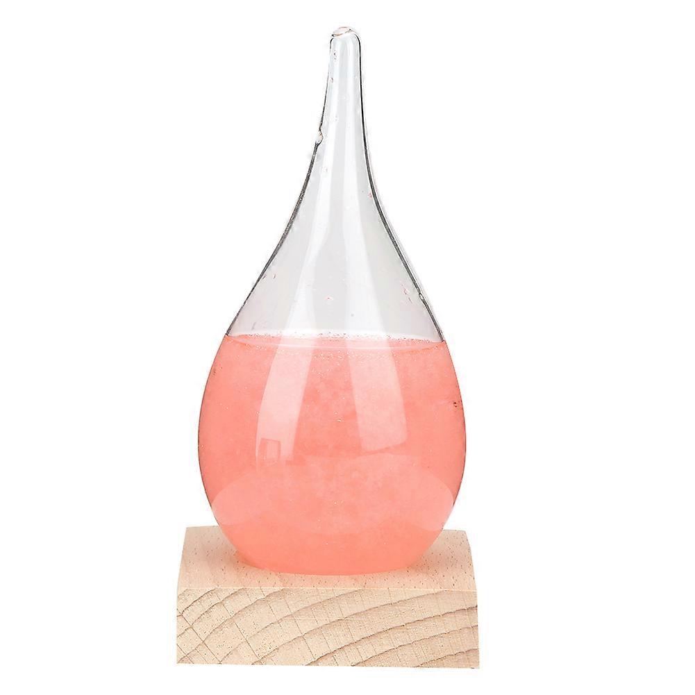 Innovative Drop Shape Weather Forecast Glass Bottle For Home Decoration Model Classic Size 250ml Material Glass